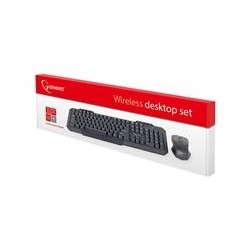 GEMBIRD KBS-WM-02 Klawiatura bezprzewodowa multimedialna z myszą nano odbiornik