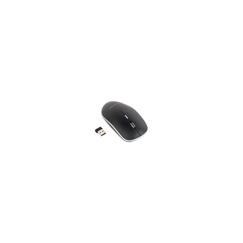 GEMBIRD MUSW-4B-01 Bezprzewodowa mysz optyczna MUSW-4B-01 1600 DPI nano USB, czarna GEMBIRD MUSW-4B-01 Bezprzewodowa mysz optyczna MUSW-4B-01 1600 DPI nano USB, czarna