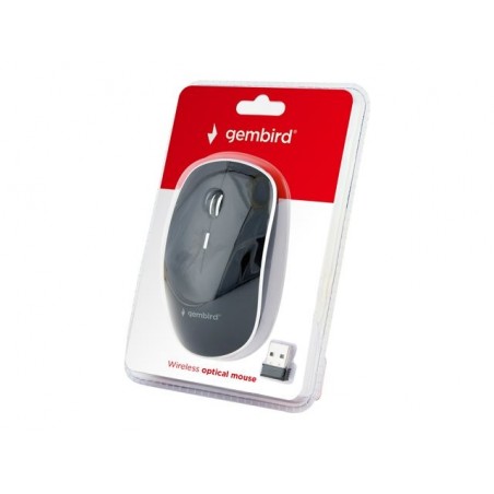 GEMBIRD MUSW-4B-01 Bezprzewodowa mysz optyczna MUSW-4B-01 1600 DPI nano USB, czarna GEMBIRD MUSW-4B-01 Bezprzewodowa mysz optyczna MUSW-4B-01 1600 DPI nano USB, czarna