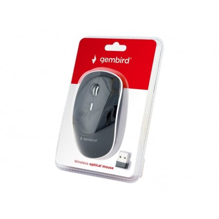 GEMBIRD MUSW-4B-01 Bezprzewodowa mysz optyczna MUSW-4B-01 1600 DPI nano USB, czarna GEMBIRD MUSW-4B-01 Bezprzewodowa mysz optyczna MUSW-4B-01 1600 DPI nano USB, czarna