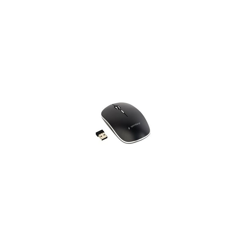 GEMBIRD MUSW-4B-01 Bezprzewodowa mysz optyczna MUSW-4B-01 1600 DPI nano USB, czarna GEMBIRD MUSW-4B-01 Bezprzewodowa mysz optyczna MUSW-4B-01 1600 DPI nano USB, czarna