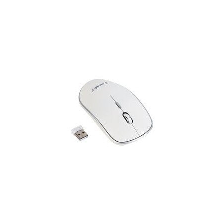GEMBIRD MUSW-4B-01-W Bezprzewodowa mysz optyczna MUSW-4B-01-W 1600 DPI nano USB biała GEMBIRD MUSW-4B-01-W Bezprzewodowa mysz optyczna MUSW-4B-01-W 1600 DPI nano USB biała