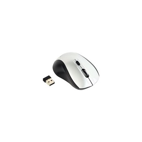 GEMBIRD MUSW-4B-02-BS Bezprzewodowa mysz optyczna MUSW-4B-02-BS 1600 DPI nano USB czarno-srebr GEMBIRD MUSW-4B-02-BS Bezprzewodowa mysz optyczna MUSW-4B-02-BS 1600 DPI nano USB czarno-srebr