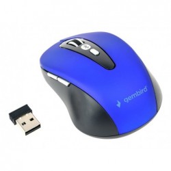 GEMBIRD MUSW-4B-03-B Bezprzewodowa mysz optyczna MUSW-4B-03-B 1600 DPI nano USB czarno-niebie