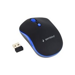 GEMBIRD MUSW-4B-03-B Bezprzewodowa mysz optyczna MUSW-4B-03-B 1600 DPI nano USB czarno-niebie GEMBIRD MUSW-4B-03-B Bezprzewodowa mysz optyczna MUSW-4B-03-B 1600 DPI nano USB czarno-niebie