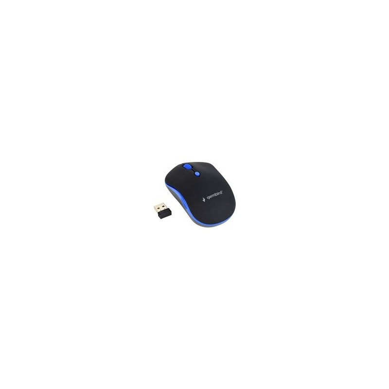 GEMBIRD MUSW-4B-03-B Bezprzewodowa mysz optyczna MUSW-4B-03-B 1600 DPI nano USB czarno-niebie GEMBIRD MUSW-4B-03-B Bezprzewodowa mysz optyczna MUSW-4B-03-B 1600 DPI nano USB czarno-niebie