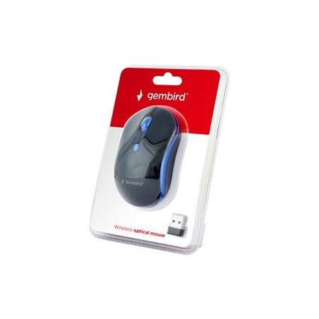 GEMBIRD MUSW-4B-03-B Bezprzewodowa mysz optyczna MUSW-4B-03-B 1600 DPI nano USB czarno-niebie GEMBIRD MUSW-4B-03-B Bezprzewodowa mysz optyczna MUSW-4B-03-B 1600 DPI nano USB czarno-niebie