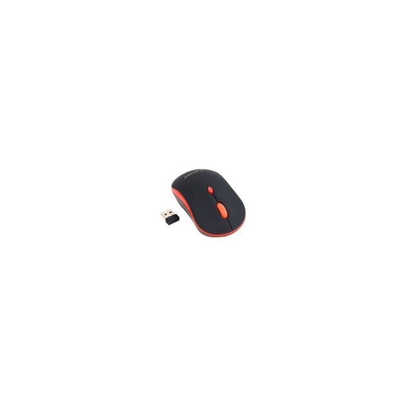 GEMBIRD MUSW-4B-03-R Bezprzewodowa mysz optyczna MUSW-4B-03-R 1600 DPI nano USB czarno-czerwo GEMBIRD MUSW-4B-03-R Bezprzewodowa mysz optyczna MUSW-4B-03-R 1600 DPI nano USB czarno-czerwo