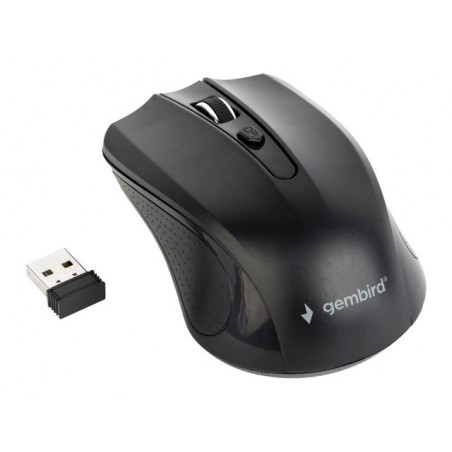 GEMBIRD MUSW-4B-04 Bezprzewodowa mysz optyczna MUSW-4B-04 1600 DPI nano USB czarna GEMBIRD MUSW-4B-04 Bezprzewodowa mysz optyczna MUSW-4B-04 1600 DPI nano USB czarna