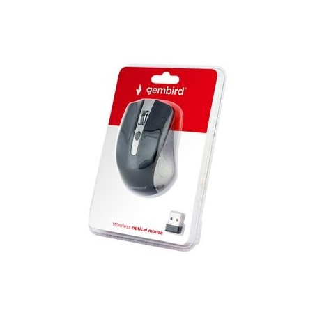GEMBIRD MUSW-4B-04-GB Bezprzewodowa mysz optyczna MUSW-4B-04-GB 1600 DPI nano USB szaro-czarna GEMBIRD MUSW-4B-04-GB Bezprzewodowa mysz optyczna MUSW-4B-04-GB 1600 DPI nano USB szaro-czarna