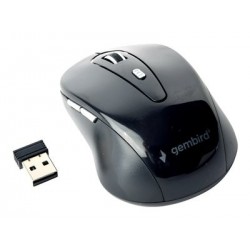 GEMBIRD MUSW-6B-01 Bezprzewodowa mysz optyczna MUSW-6B-01 1600 DPI nano USB czarna