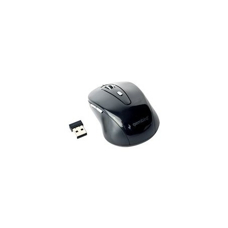 GEMBIRD MUSW-6B-01 Bezprzewodowa mysz optyczna MUSW-6B-01 1600 DPI nano USB czarna GEMBIRD MUSW-6B-01 Bezprzewodowa mysz optyczna MUSW-6B-01 1600 DPI nano USB czarna
