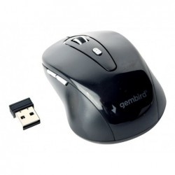 GEMBIRD MUSW-6B-01 Bezprzewodowa mysz optyczna MUSW-6B-01 1600 DPI nano USB czarna GEMBIRD MUSW-6B-01 Bezprzewodowa mysz optyczna MUSW-6B-01 1600 DPI nano USB czarna