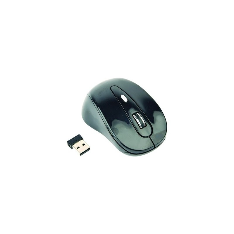 GEMBIRD MUSW-6B-01 Bezprzewodowa mysz optyczna MUSW-6B-01 1600 DPI nano USB czarna GEMBIRD MUSW-6B-01 Bezprzewodowa mysz optyczna MUSW-6B-01 1600 DPI nano USB czarna