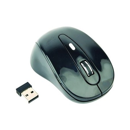 GEMBIRD MUSW-6B-01 Bezprzewodowa mysz optyczna MUSW-6B-01 1600 DPI nano USB czarna GEMBIRD MUSW-6B-01 Bezprzewodowa mysz optyczna MUSW-6B-01 1600 DPI nano USB czarna
