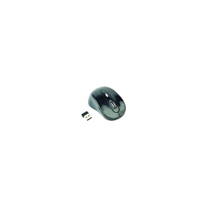 GEMBIRD MUSW-6B-01 Bezprzewodowa mysz optyczna MUSW-6B-01 1600 DPI nano USB czarna GEMBIRD MUSW-6B-01 Bezprzewodowa mysz optyczna MUSW-6B-01 1600 DPI nano USB czarna