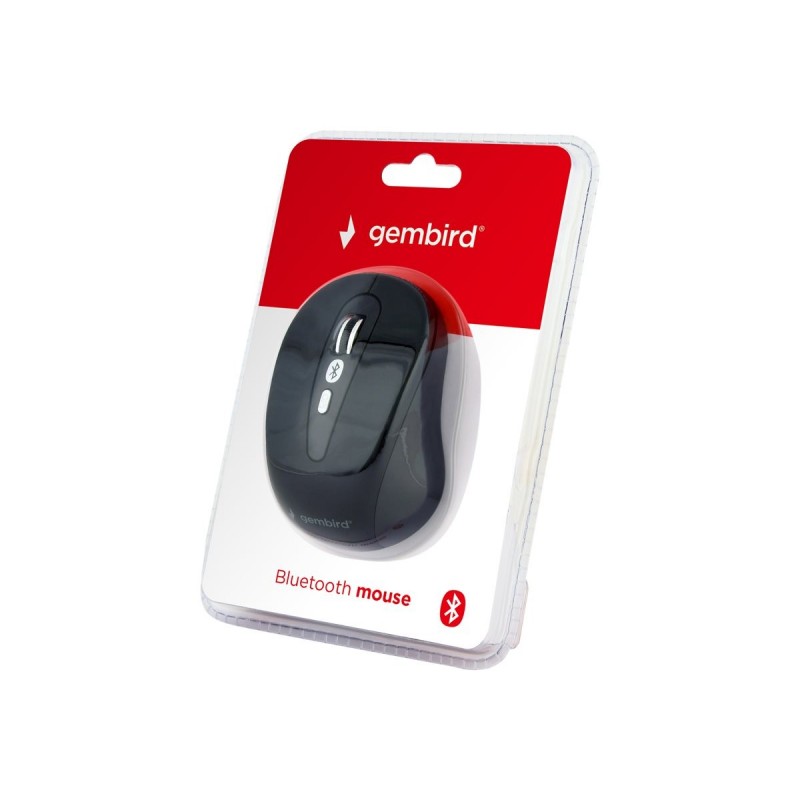 GEMBIRD MUSWB-6B-01 Mysz optyczna Bluetooth MUSWB-6B-01 1600 DPI czarna GEMBIRD MUSWB-6B-01 Mysz optyczna Bluetooth MUSWB-6B-01 1600 DPI czarna