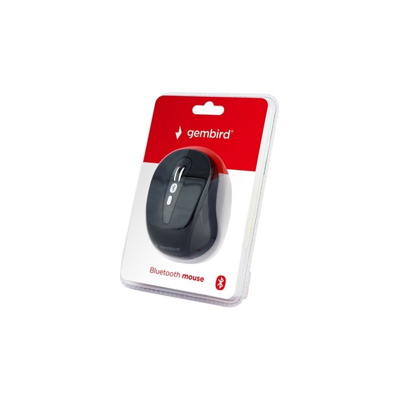 GEMBIRD MUSWB-6B-01 Mysz optyczna Bluetooth MUSWB-6B-01 1600 DPI czarna GEMBIRD MUSWB-6B-01 Mysz optyczna Bluetooth MUSWB-6B-01 1600 DPI czarna