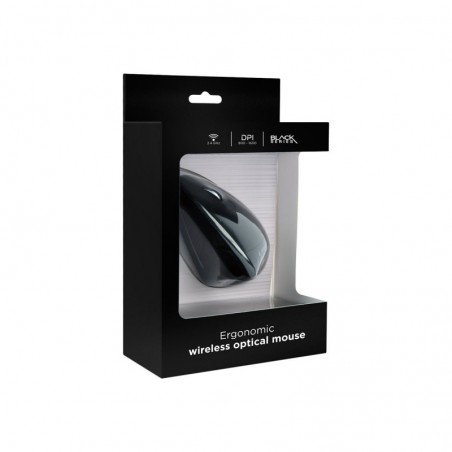 GEMBIRD MUSW-ERGO-01 Ergonomiczna bezprzewodowa mysz optyczna 1600 DPI USB czarna GEMBIRD MUSW-ERGO-01 Ergonomiczna bezprzewodowa mysz optyczna 1600 DPI USB czarna