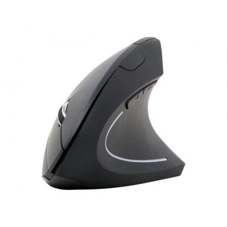GEMBIRD MUSW-ERGO-01 Ergonomiczna bezprzewodowa mysz optyczna 1600 DPI USB czarna GEMBIRD MUSW-ERGO-01 Ergonomiczna bezprzewodowa mysz optyczna 1600 DPI USB czarna