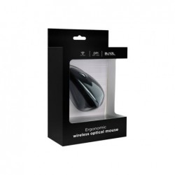 GEMBIRD MUSW-ERGO-01 Ergonomiczna bezprzewodowa mysz optyczna 1600 DPI USB czarna GEMBIRD MUSW-ERGO-01 Ergonomiczna bezprzewodowa mysz optyczna 1600 DPI USB czarna