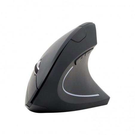 GEMBIRD MUSW-ERGO-01 Ergonomiczna bezprzewodowa mysz optyczna 1600 DPI USB czarna GEMBIRD MUSW-ERGO-01 Ergonomiczna bezprzewodowa mysz optyczna 1600 DPI USB czarna
