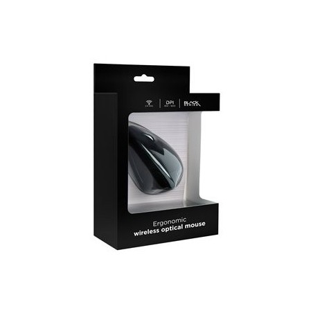 GEMBIRD MUSW-ERGO-01 Ergonomiczna bezprzewodowa mysz optyczna 1600 DPI USB czarna GEMBIRD MUSW-ERGO-01 Ergonomiczna bezprzewodowa mysz optyczna 1600 DPI USB czarna
