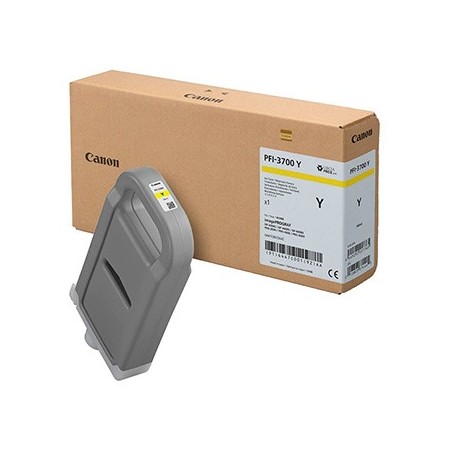 Canon oryginalny ink / tusz PFI-3700 Y, 6447C001, yellow, 700ml Canon oryginalny ink / tusz PFI-3700 Y, 6447C001, yellow, 700ml