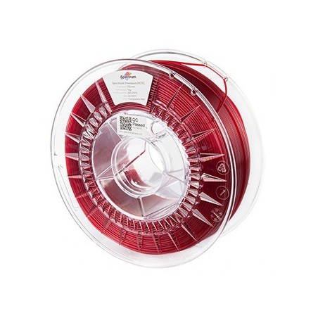 Spectrum Filament Premium PCTG 1000g, transparent red