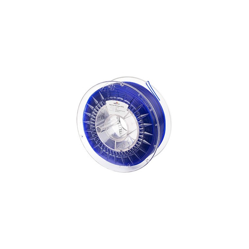 Spectrum Filament Premium PET-G 1000g, transparent blue, EOL Spectrum Filament Premium PET-G 1000g, transparent blue, EOL