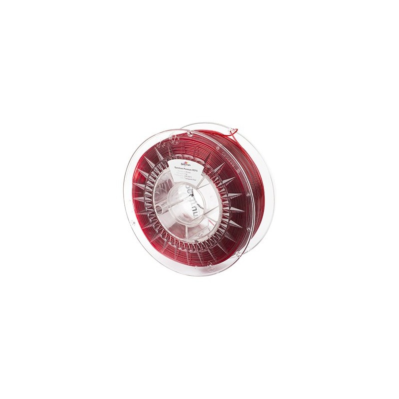 Spectrum Filament Premium PET-G 1000g, transparent red