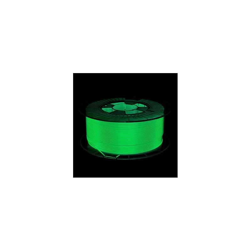 Spectrum Filament PLA glow in the dark 1000g, yellow-green Spectrum Filament PLA glow in the dark 1000g, yellow-green