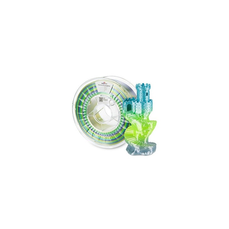 Spectrum Filament PLA Silk Rainbow 1000g, frost gloss