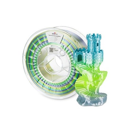 Spectrum Filament PLA Silk Rainbow 1000g, frost gloss