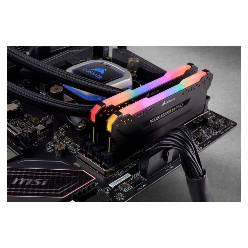 Pamięć DDR4 Vengeance RGB PRO 16GB/3200(2x8GB) czarna C16 Ryzen Pamięć DDR4 Vengeance RGB PRO 16GB/3200(2x8GB) czarna C16 Ryzen