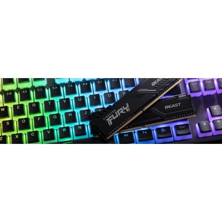 Pamięć DDR4 FURY Beast 32GB(2*16GB)/3200 CL16 1Gx8 Pamięć DDR4 FURY Beast 32GB(2*16GB)/3200 CL16 1Gx8