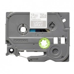 BROTHER TZEMQL35 Taśma Brother 12mm White / Light Grey matt (5M length)