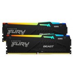 Pamięć DDR5 Fury Beast Black RGB 32GB(2*16GB)/5200 CL36 EXPO