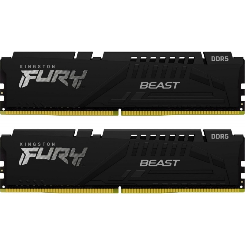 Pamięć DDR5 Fury Beast Black 64GB(2*32GB)/5200  CL36 EXPO