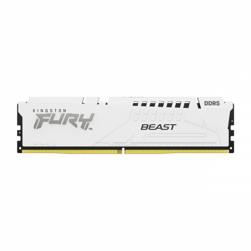 Pamięć DDR5 Fury Beast 32GB(1*32GB)/6000 CL40 biała 