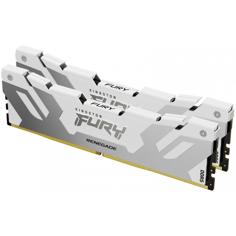 Pamięć DDR5 Fury Renegade 32GB(2*16GB)/6000 CL32 biała