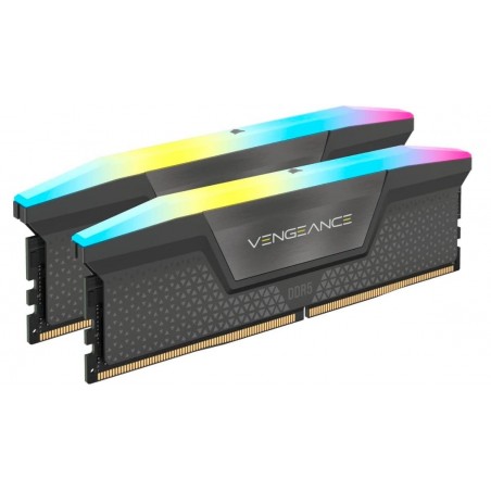 Pamięć DDR5 VENGEANCE RGB 64GB/6000 (2x32GB) CL30 AMD EXPO Pamięć DDR5 VENGEANCE RGB 64GB/6000 (2x32GB) CL30 AMD EXPO