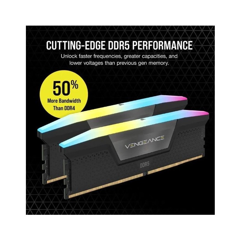 Pamięć DDR5 VENGEANCE RGB 64GB/6000 (2x32GB) CL30 AMD EXPO 