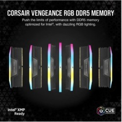 Pamięć DDR5 VENGEANCE RGB 64GB/6000 (2x32GB) CL30 AMD EXPO Pamięć DDR5 VENGEANCE RGB 64GB/6000 (2x32GB) CL30 AMD EXPO