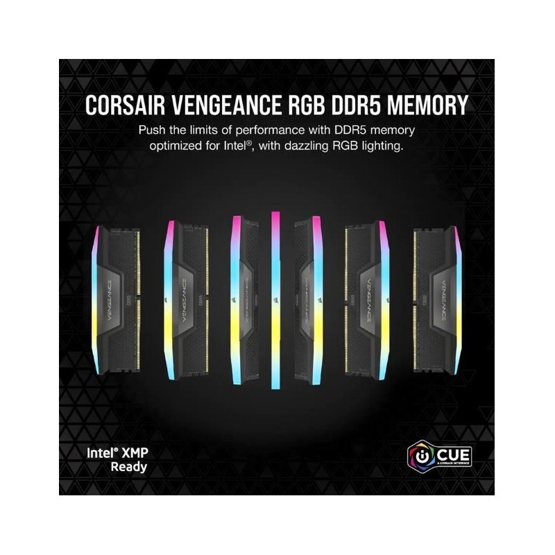 Pamięć DDR5 VENGEANCE RGB 64GB/6000 (2x32GB) CL30 AMD EXPO 
