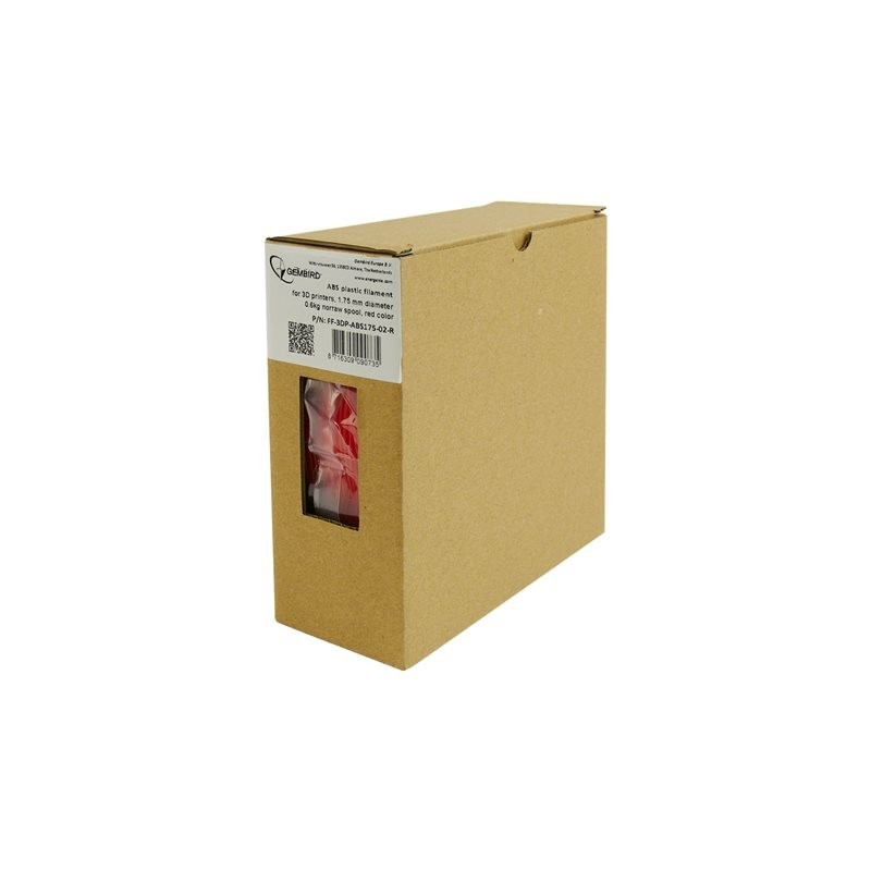 GEMBIRD FF-3DP-ABS1.75-02-R Filament Gembird ABS Red Flashforge 1,75mm 0.6kg