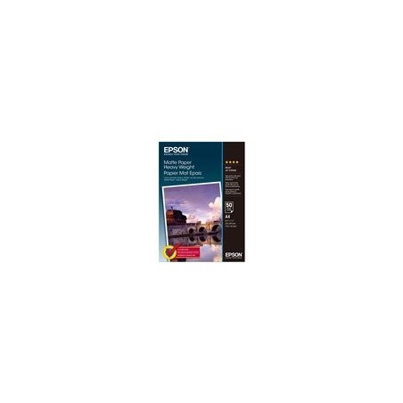 EPSON C13S041256 Papier Epson Epson matte Heavyweight 167g A4 50ark EPSON C13S041256 Papier Epson Epson matte Heavyweight 167g A4 50ark
