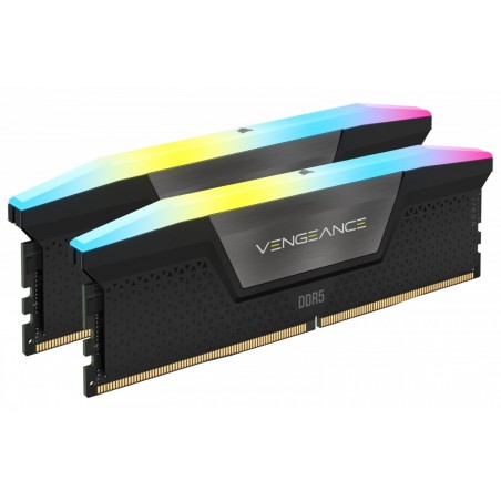 Pamięć DDR5 Vengeance RGB 32GB/6000 (2x16GB) CL36 Intel XMP Pamięć DDR5 Vengeance RGB 32GB/6000 (2x16GB) CL36 Intel XMP