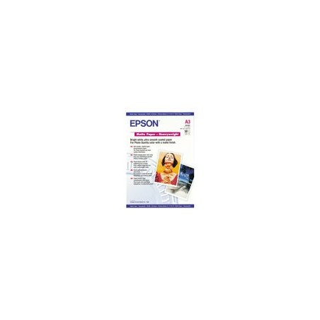 EPSON C13S041261 Papier Epson Epson matte Heavyweight 167g A3 50ark EPSON C13S041261 Papier Epson Epson matte Heavyweight 167g A3 50ark