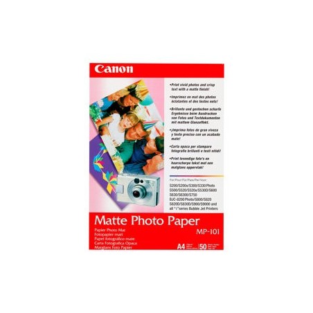 CANON 7981A005 Papier Canon MP101 Photo Paper Matte 170g A4 50ark CANON 7981A005 Papier Canon MP101 Photo Paper Matte 170g A4 50ark
